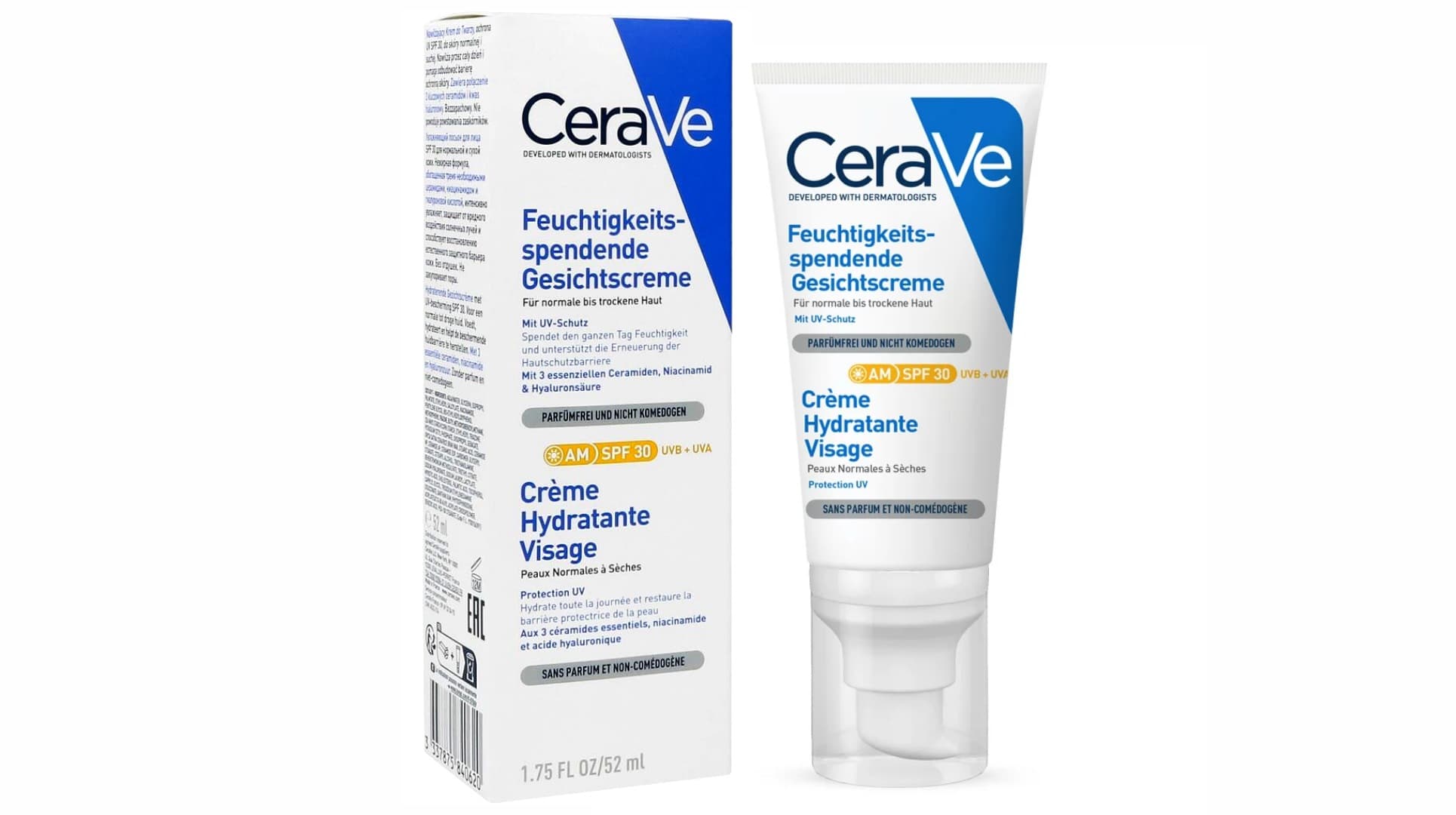 کرم ضد آفتاب بی رنگ و مرطوب کننده سراوی CERAVE — تصویر ۲