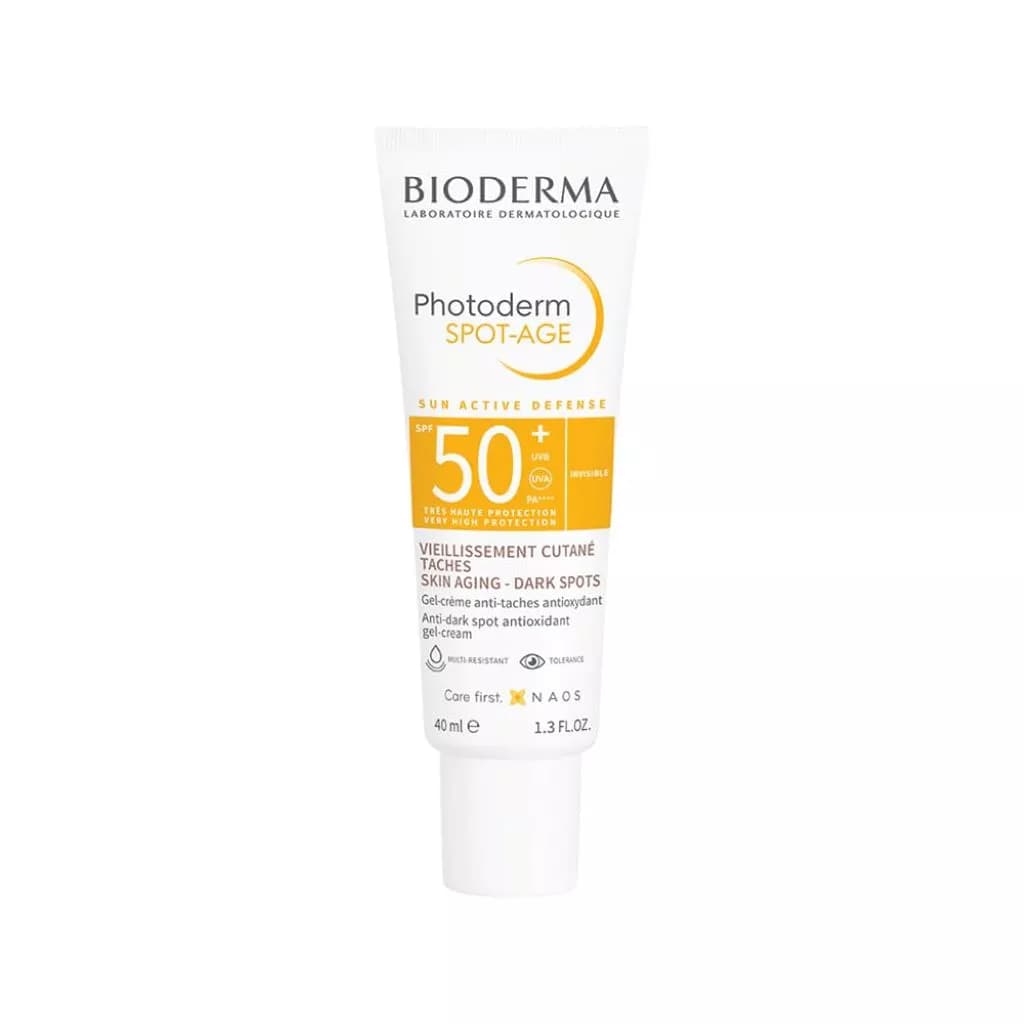 کرم ضد آفتاب رنگی بایودرما مدل فوتودرم اسپات ایج SPF50+ — تصویر ۲