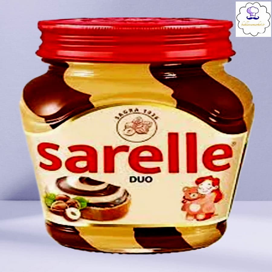 شکلات صبحانه دو رنگ فندقی سارله sarelle