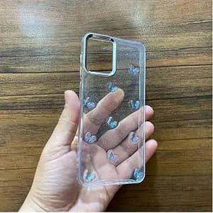 قاب گوشی سامسونگ A12 مدل پروانه برجسته شاین