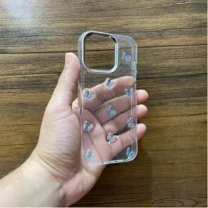 قاب گوشی آیفون 16Pro مدل پروانه برجسته شاین — تصویر ۲