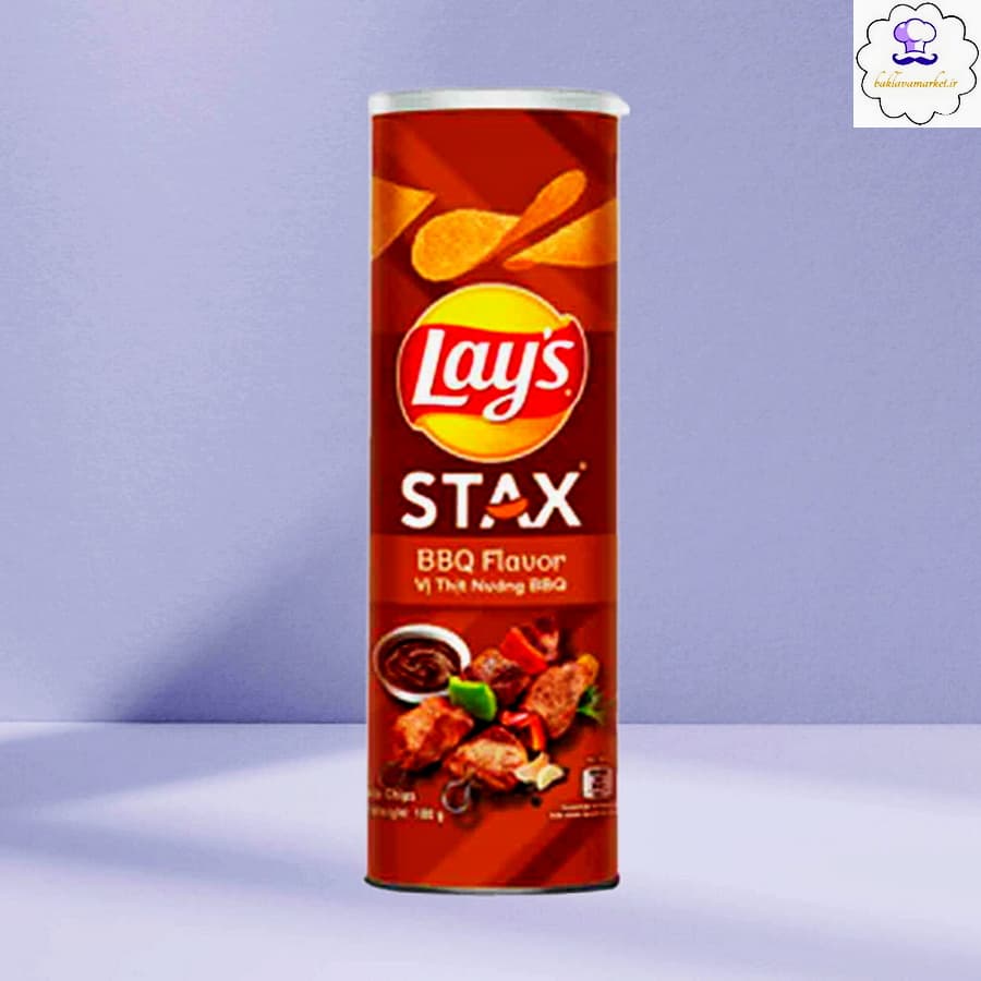 چیپس سیب زمینی با طعم کبابی لیز استاکس Lays