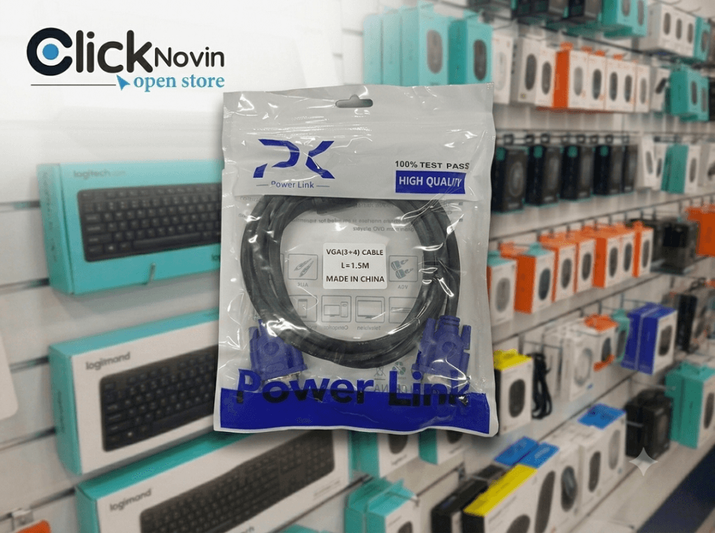 کابل VGA برند PK مدل 4 3 متراژ 1.5