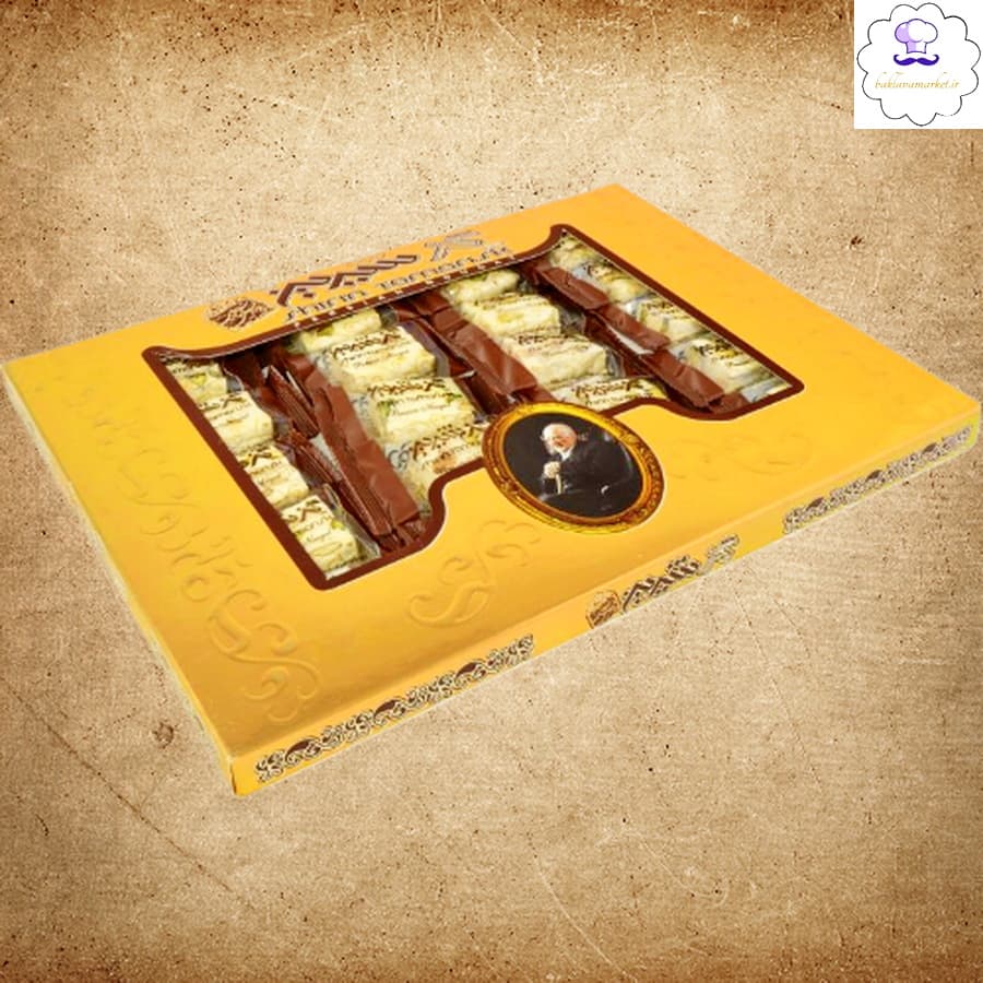 گز لقمه ای زرین۲۸%پسته و بادام (گز شیرین)