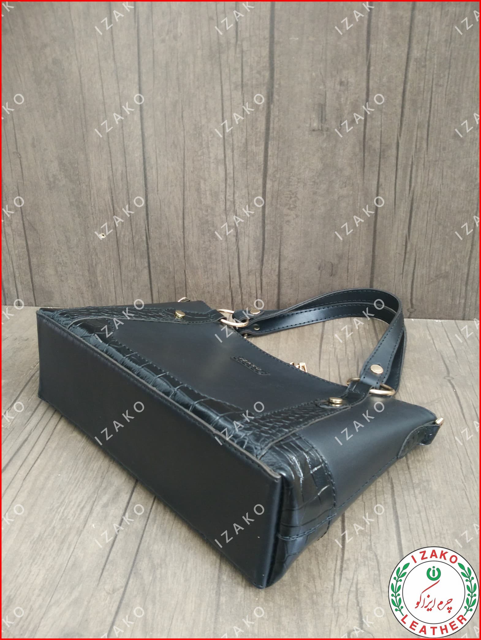 کیف مجلسی زنانه چرم گاوی مدل i-700 برند ایزاکو — تصویر ۴