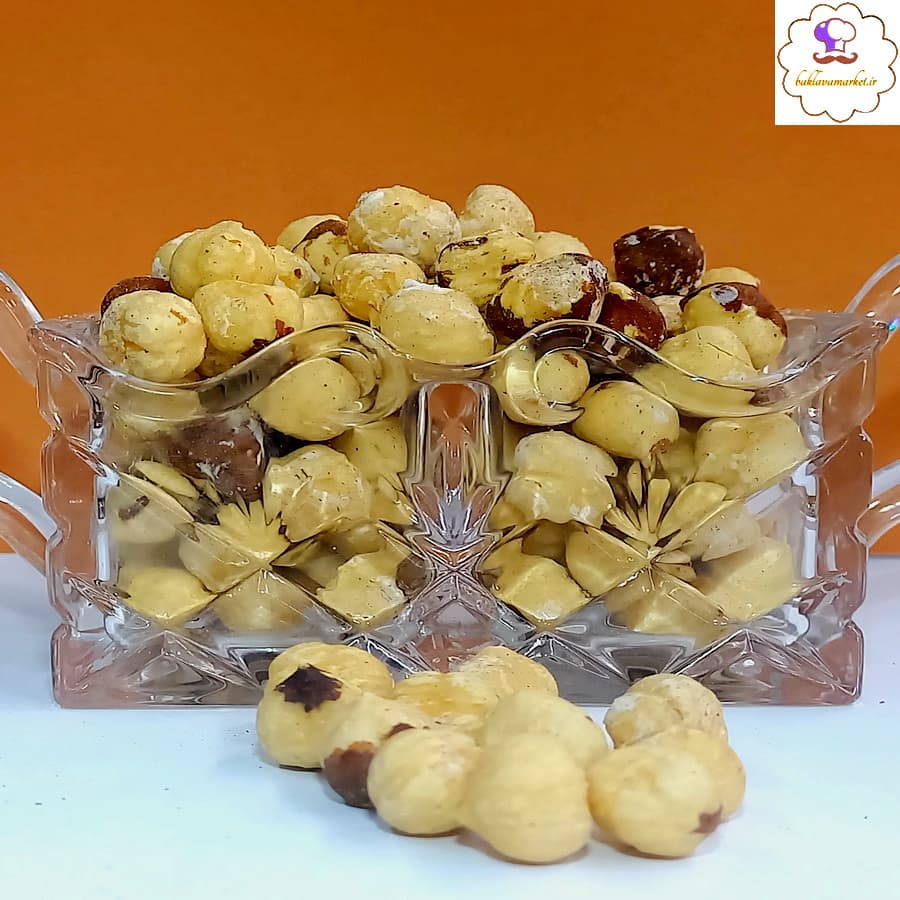 مغز فندق ایرانی برشته نمکی