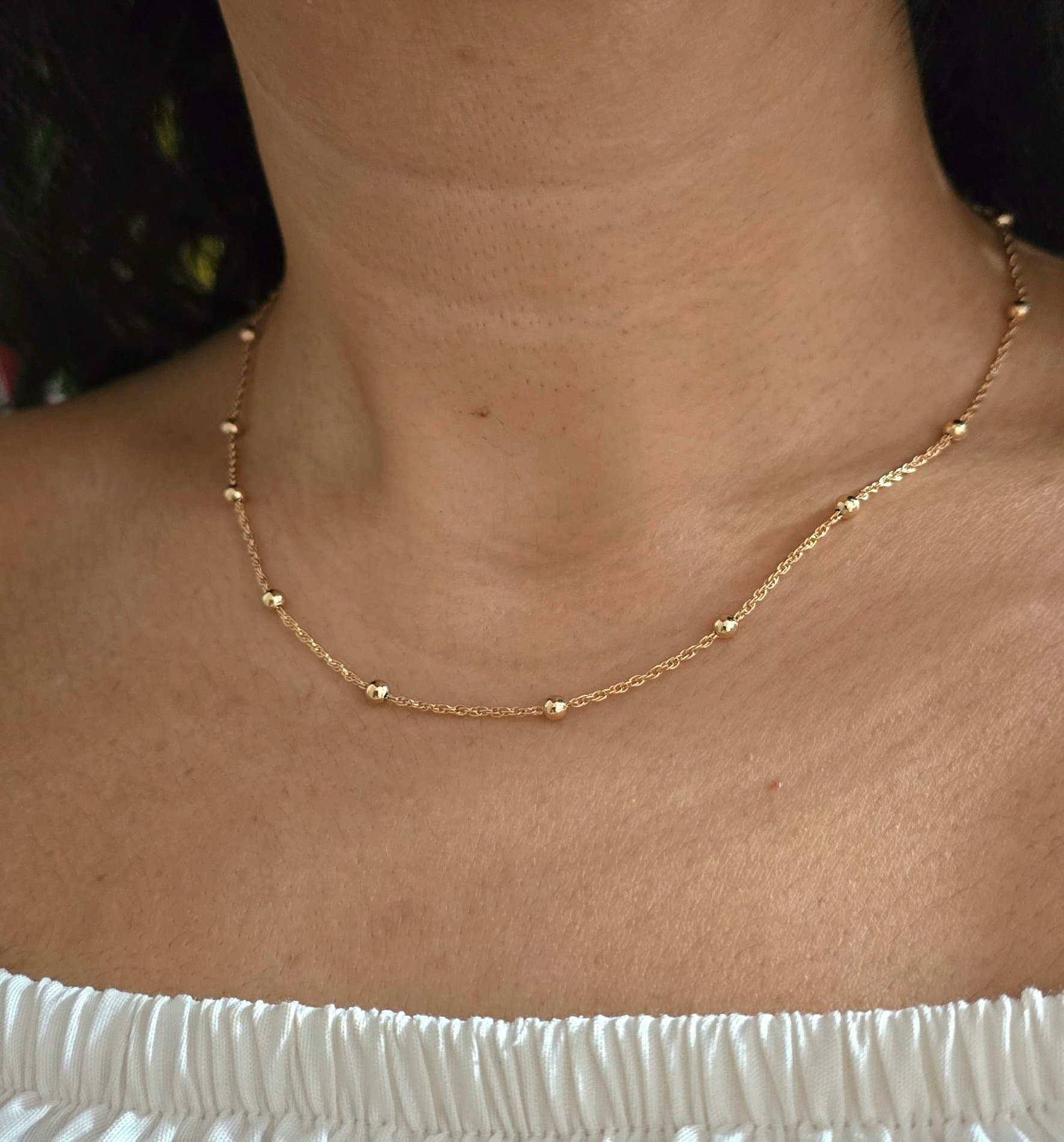 گردنبند توپی ژوپینگ کد 1131 — تصویر ۲