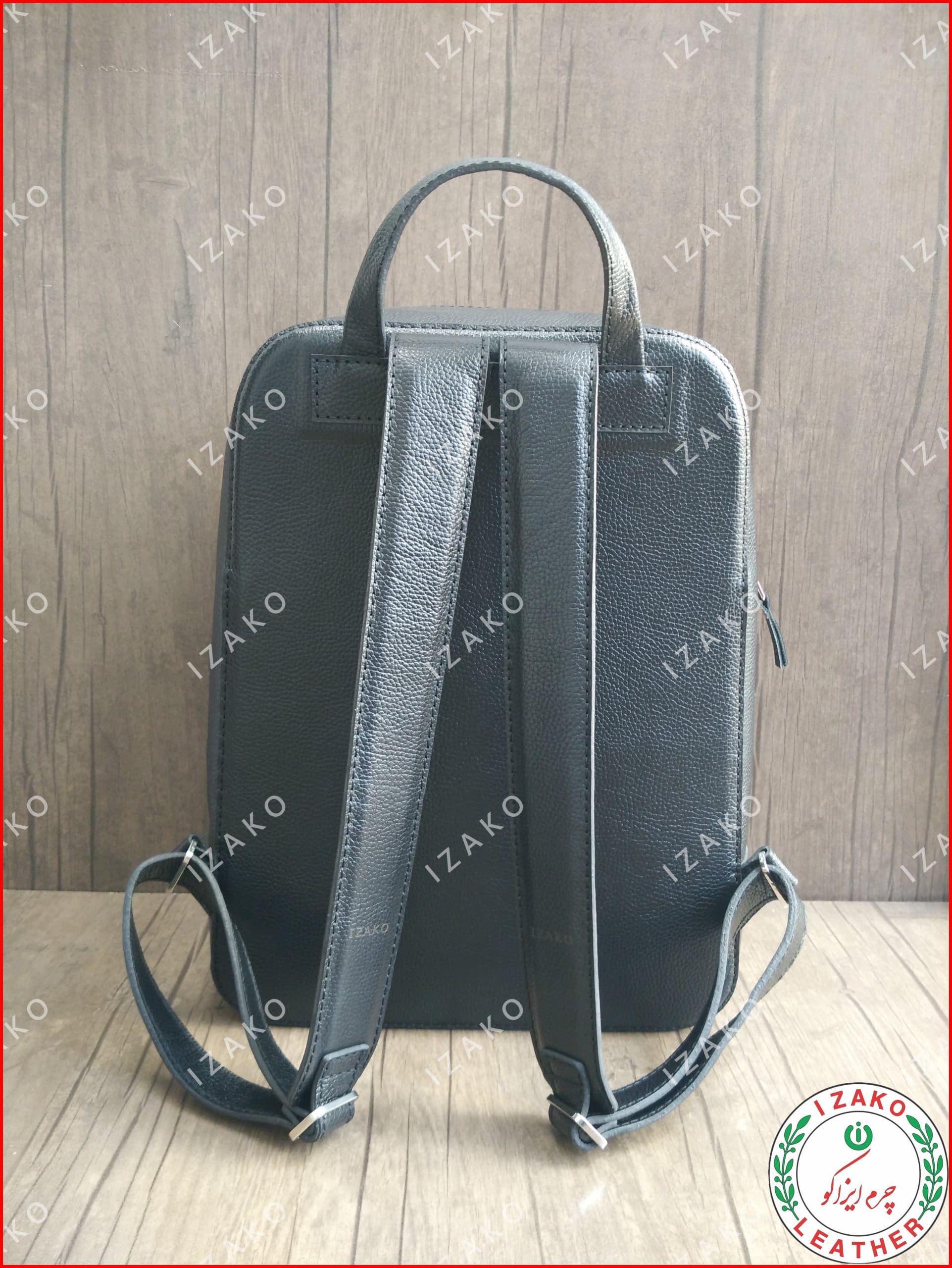 کوله مسافرتی چرم گاوی دستدوز مدل i-660 ایزاکو — تصویر ۴