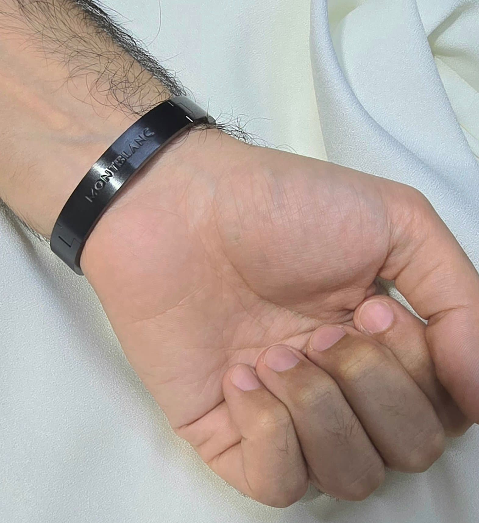 دستبند مردانه مونت بلانک اصل کد 3038 — تصویر ۳