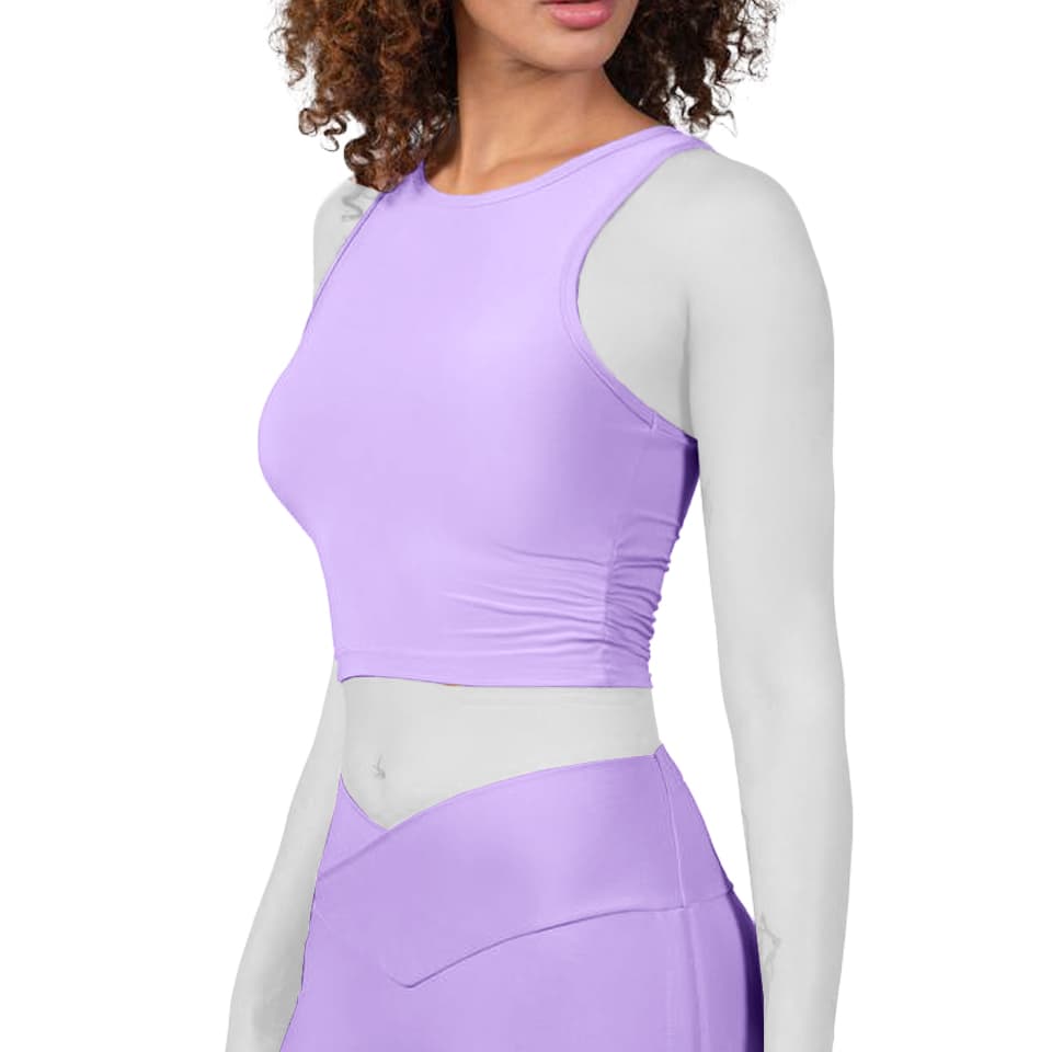 کراپ ورزشی زنانه مدل گتر دار لولولمون Lululemon کد 12669