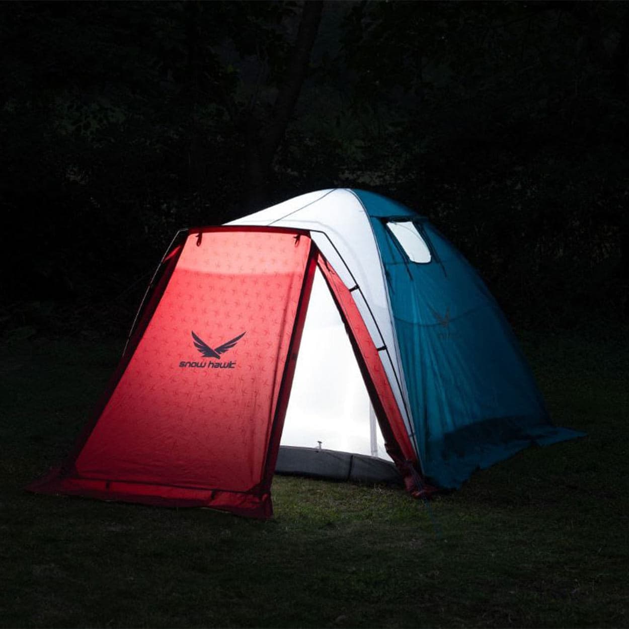 چادر سه نفره گتر دار اسنوهاک مدل Green Nature Plus کد 12655 — تصویر ۴