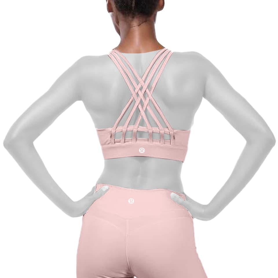 نيمتنه ورزشی زنانه مدل لولومون Lululemon پشت بند حصیری کد 12667 — تصویر ۲