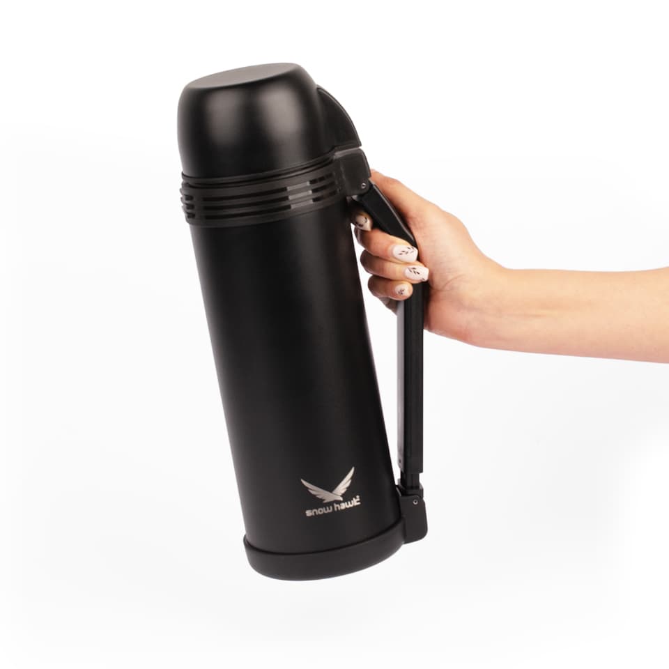 فلاسک دوجداره اسنوهاک Snow hawk با ظرفیت 2 لیتر مدل ویکتوریا Victoria مناسب کمپ و سفر کد 12654 — تصویر ۵