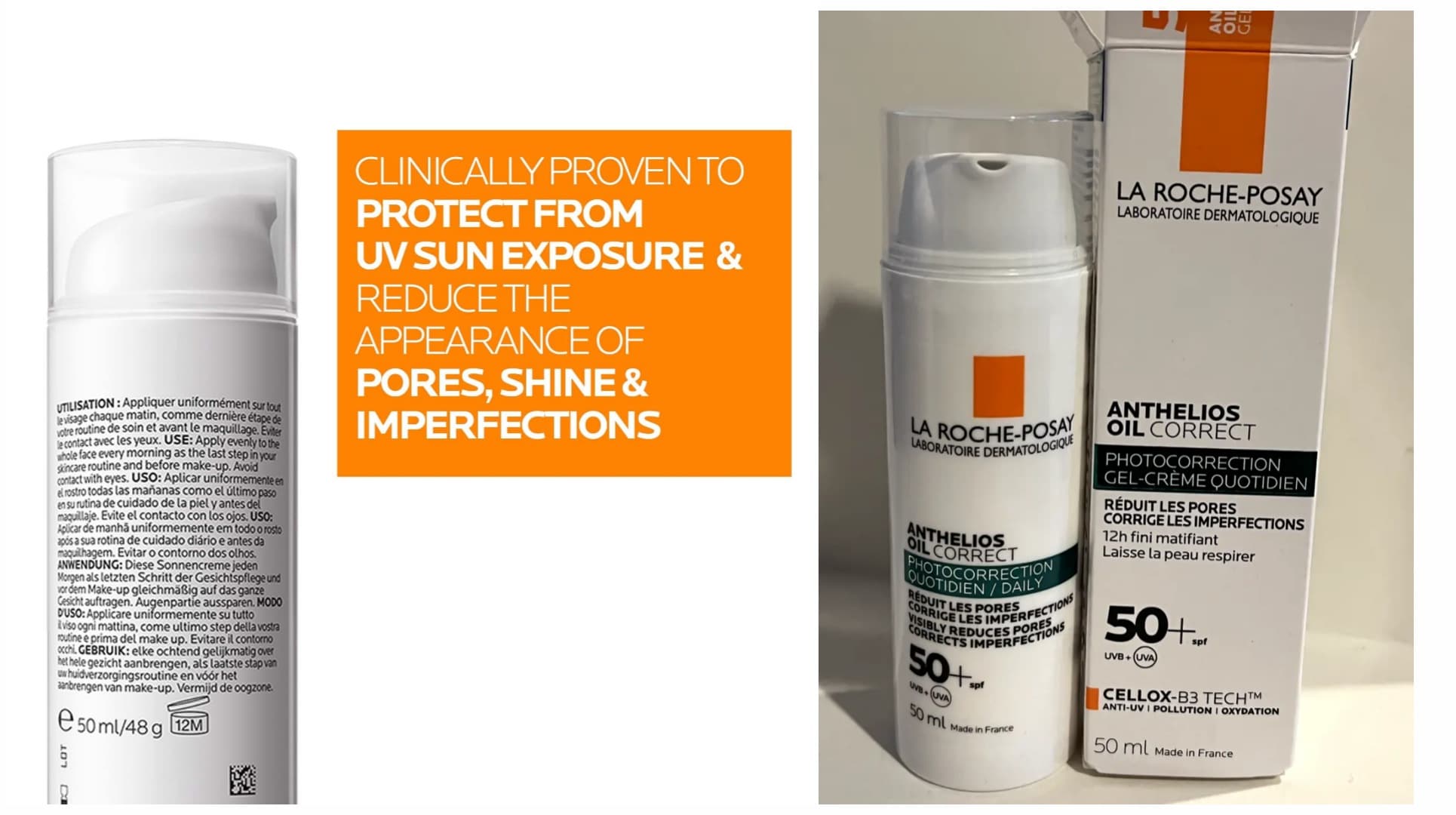 کرم ضد آفتاب آنتلیوس اویل کارکت لاروش پوزای LA ROCHE POSAY — تصویر ۷
