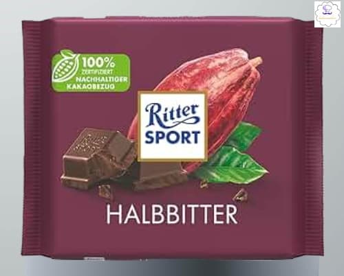 شکلات تخته ای تلخ ریتر اسپرت Ritter sport