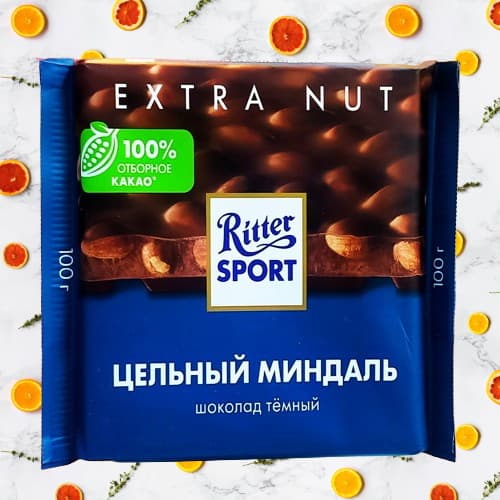 شکلات تلخ اکسترنات بادام ریتراسپرت Ritter sport