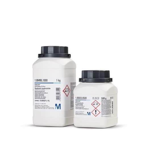 سدیم هیدروکسید Merck (کد ۱۰۶۴۶۹)
