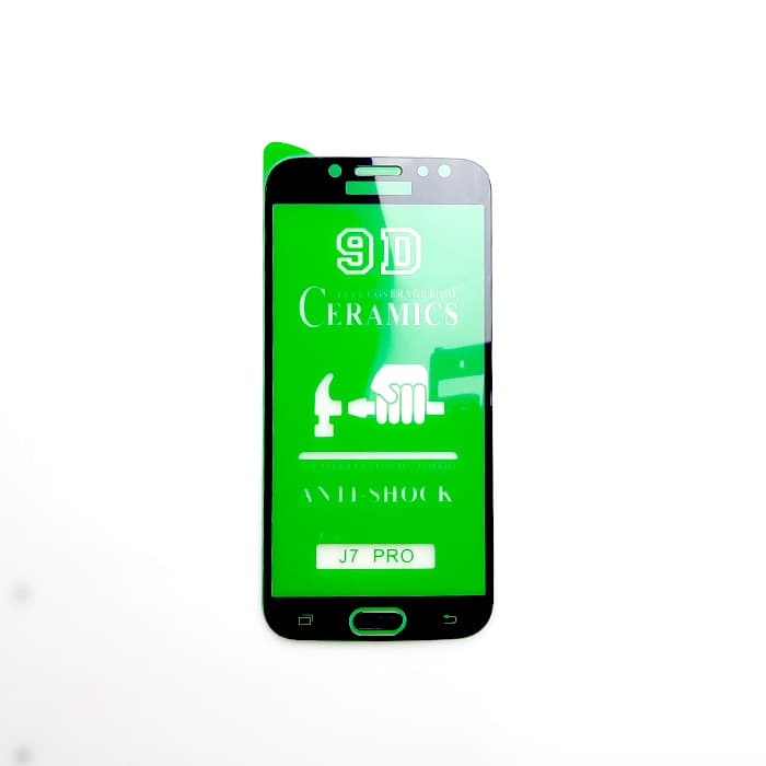 محافظ صفحه سرامیکی براق مشکی سامسونگ J7PRO