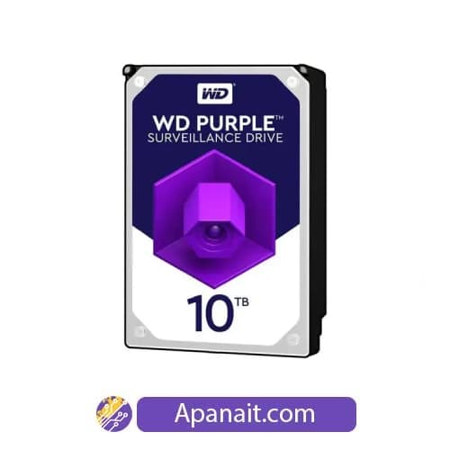 حافظه اچ دی دی اینترنال وسترن دیجیتال مدل بنفش ظرفیت 10 ترابایت گارانتی اصلی — تصویر ۶