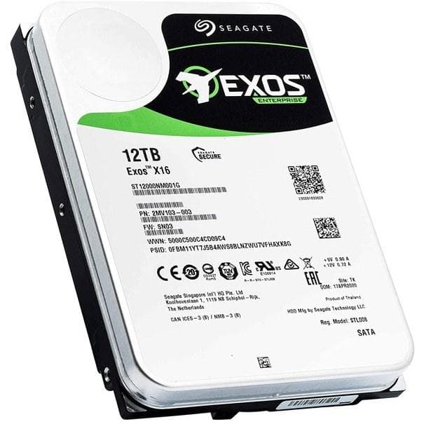 هارد دیسک اینترنال سیگیت مدل Exos X16 ST12000NM001G ظرفیت 12 ترابایت — تصویر ۱۰