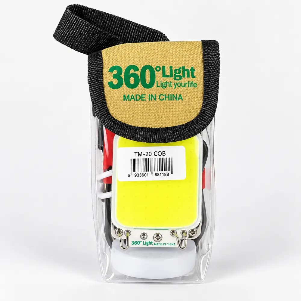 چراغ کمپینگ 360 درجه مدل TM-20 COB با کیف و متعلقات