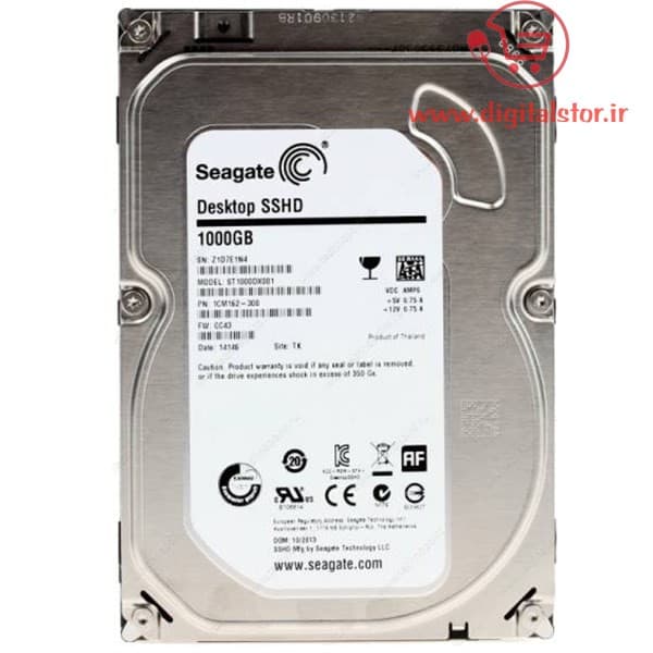 هارد دیسک اینترنال سیگیت مدل Desktop SSHD ظرفیت 1 ترابایت 64 مگابایت کش ST1000DX001