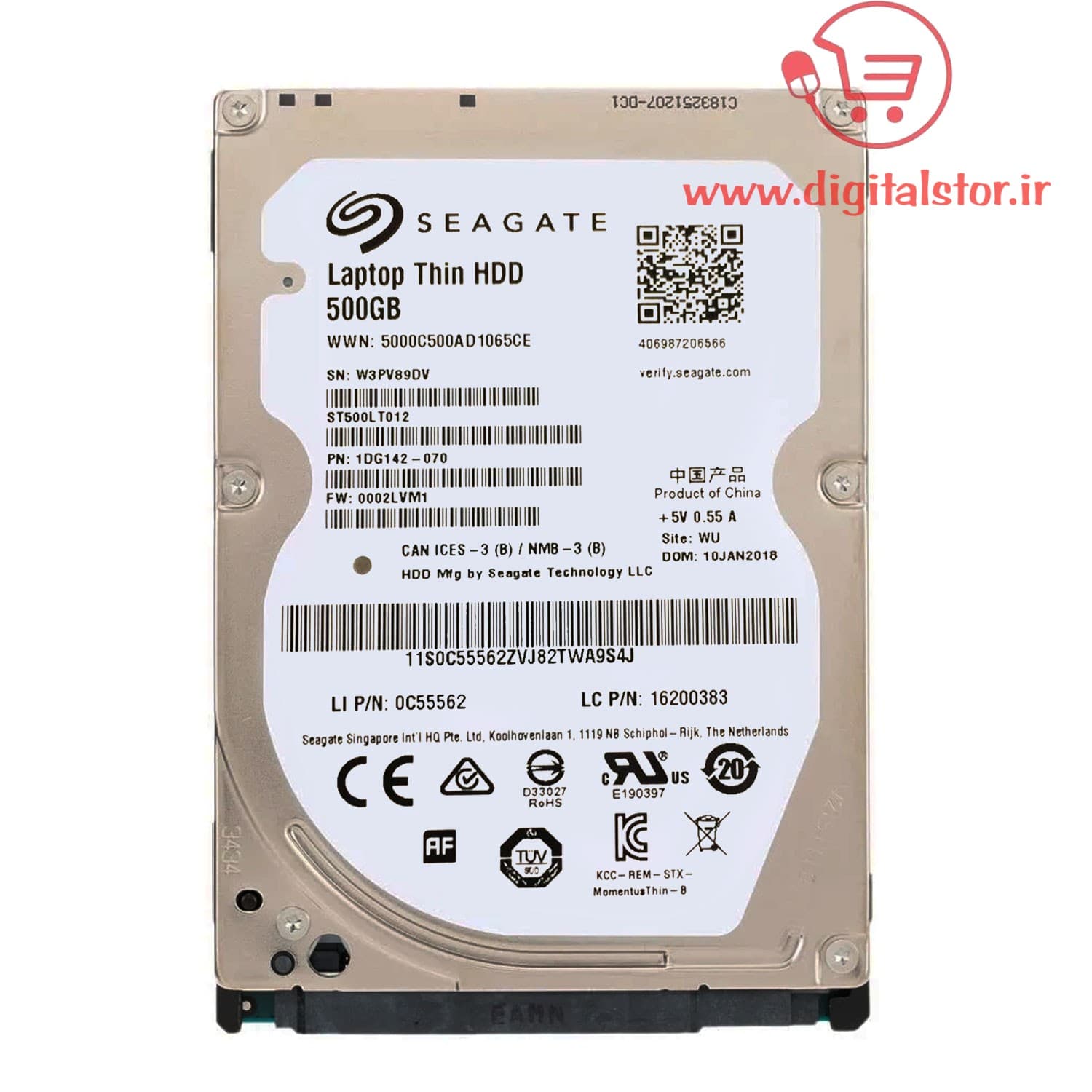 هارددیسک اینترنال سیگیت مدل 1DG142-070 ظرفیت 500 گیگابایت