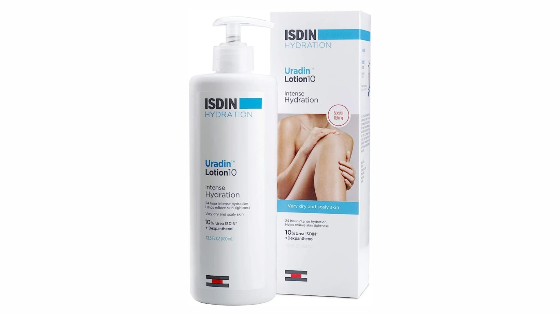 لوسیون بدن آبرسان و ترمیم کننده مدل Uradin lotion10 ایزدین ISDIN