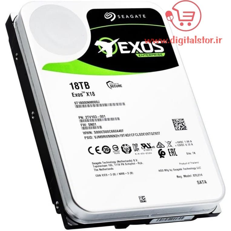 هارد دیسک اینترنال سیگیت با رابط SATA 3.0 مدل هارد دیسک اینترنال ظرفیت 18 ترابایت
