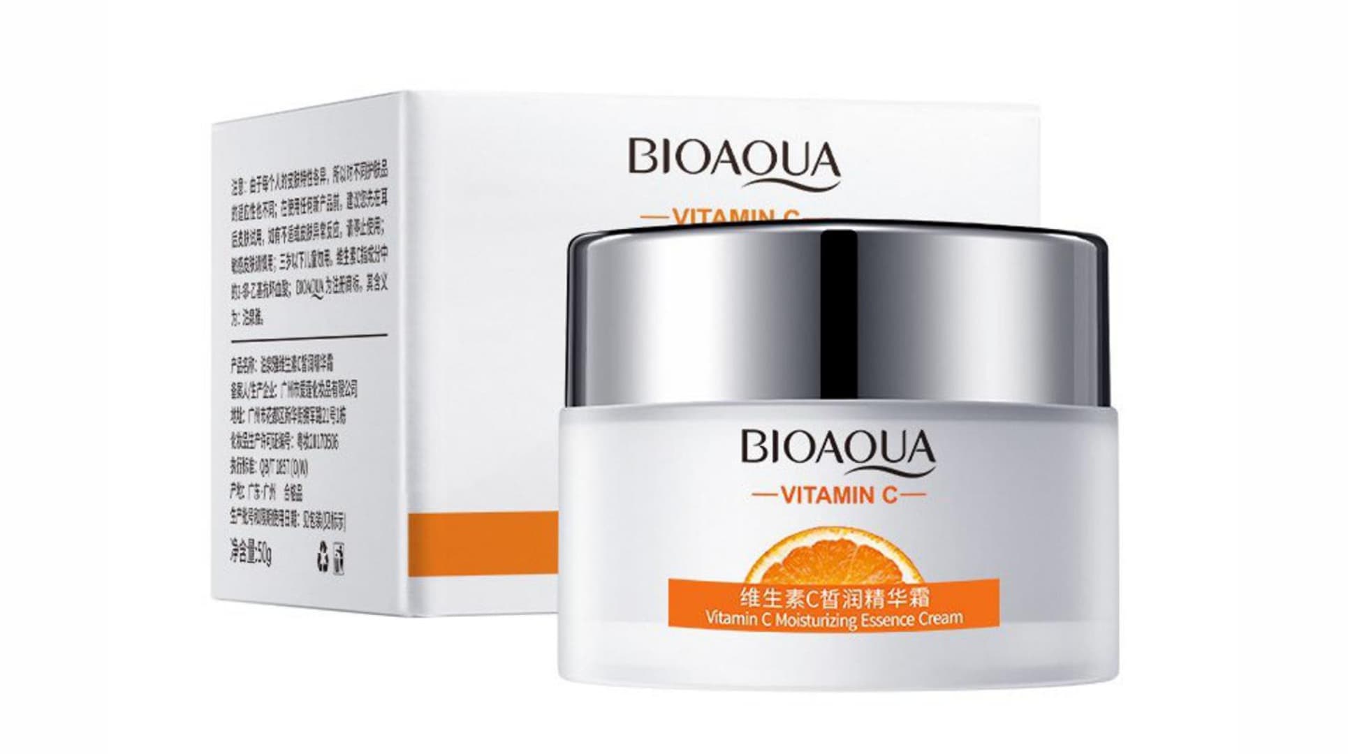 کرم روشن کننده و آبرسان مدل ویتامین سی بیوآکوآ bioaqua