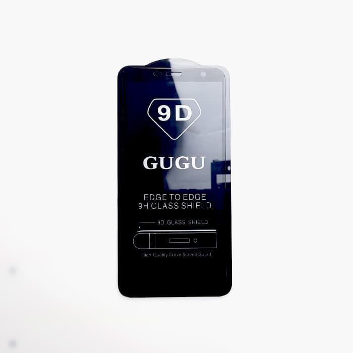 محافظ صفحه شیشه ای فول براق مشکی سامسونگ J4Core GUGU
