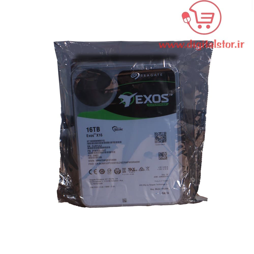 هارددیسک اینترنال سیگیت مدل ST16000NM001G Enterprise ظرفیت 16 ترابایت — تصویر ۲