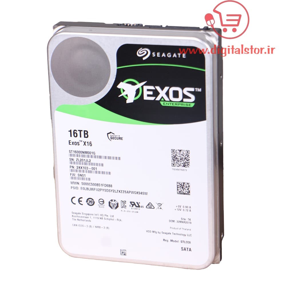 هارددیسک اینترنال سیگیت مدل ST16000NM001G Enterprise ظرفیت 16 ترابایت — تصویر ۳