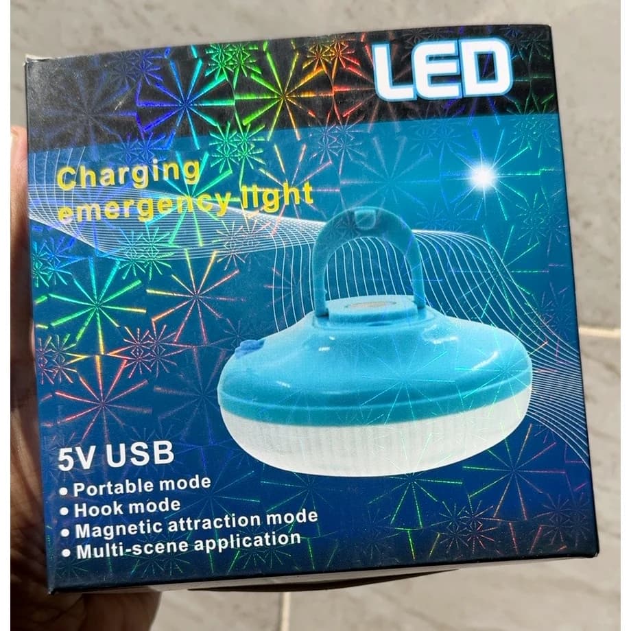 چراغ شارژی اضطراری LED USB مدل 100، 200 و 300 وات