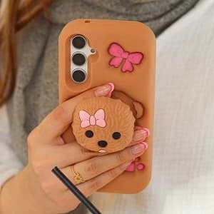قاب گوشی سامسونگ S25 Ultra مدل پودل پاپ سوکتی