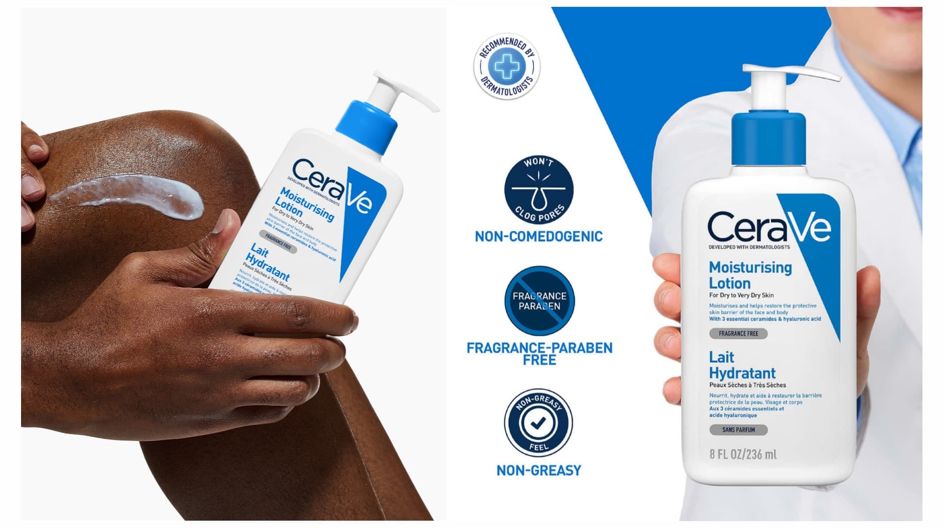 لوسیون مرطوب کننده مناسب پوست خشک سراوی Cerave — تصویر ۴