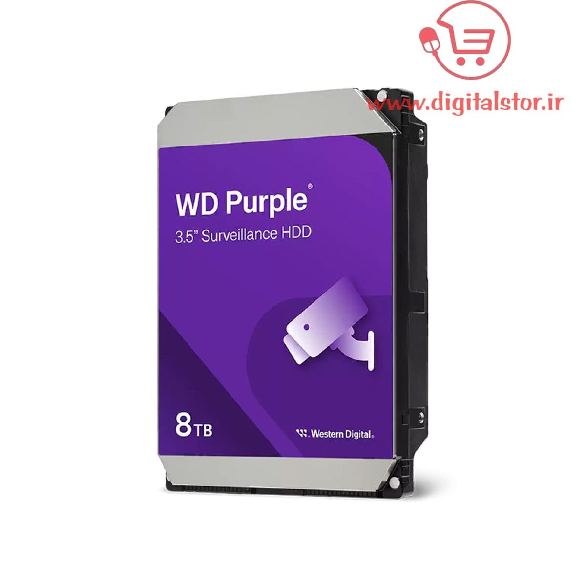 هارد دیسک اینترنال وسترن دیجیتال Purple WD82PURX ظرفیت ۸ ترابایت (استوک) — تصویر ۲