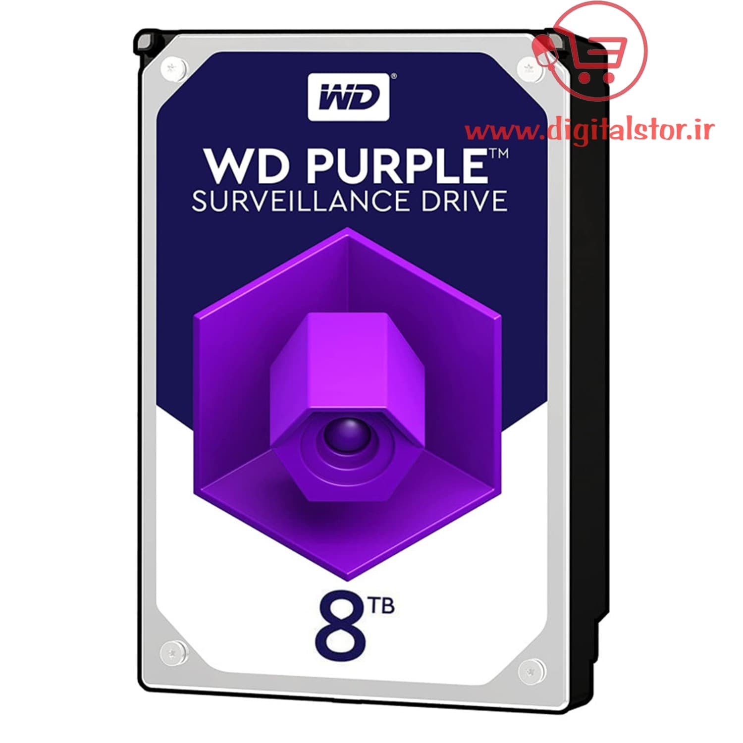 هارد دیسک اینترنال وسترن دیجیتال Purple WD82PURX ظرفیت ۸ ترابایت (استوک) — تصویر ۵