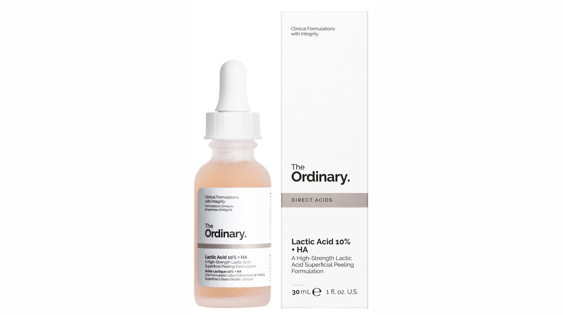 سرم لاکتیک اسید 10 درصد و هیالورونیک اسید اوردینری The Ordinary
