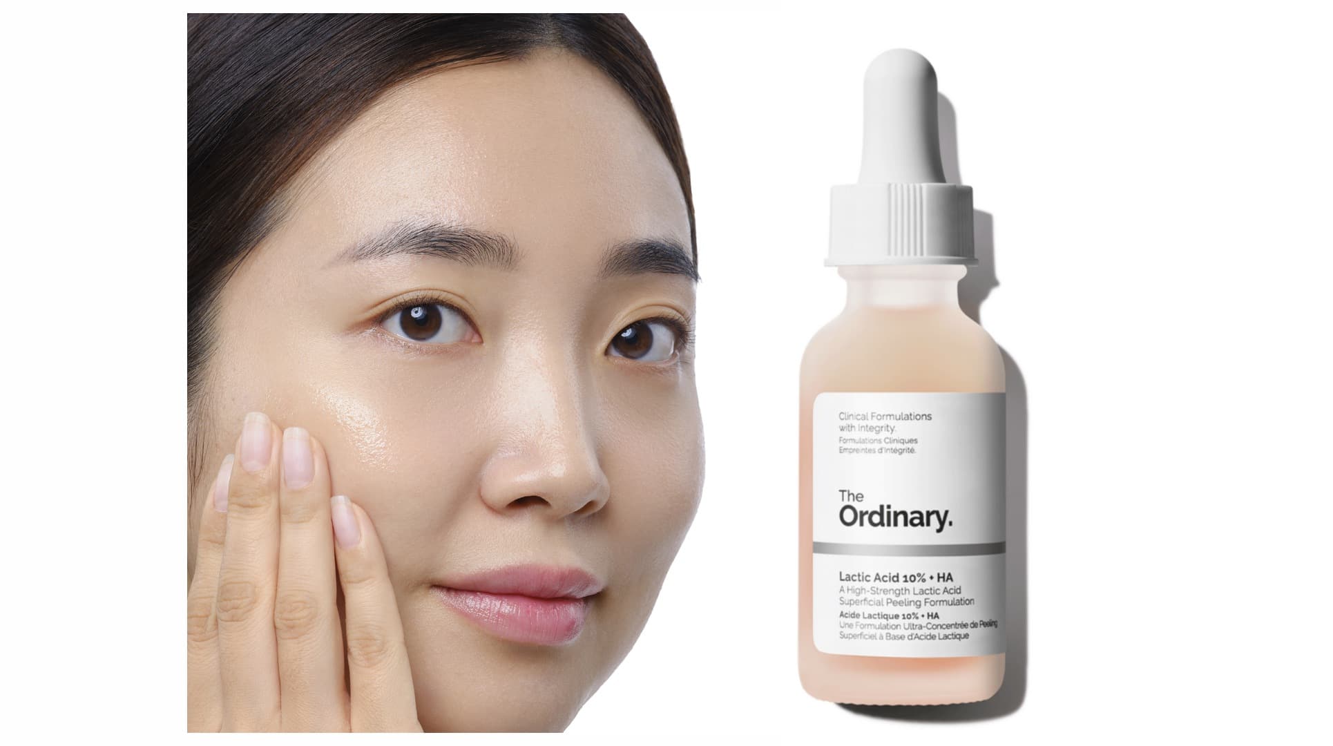 سرم لاکتیک اسید 10 درصد و هیالورونیک اسید اوردینری The Ordinary — تصویر ۳