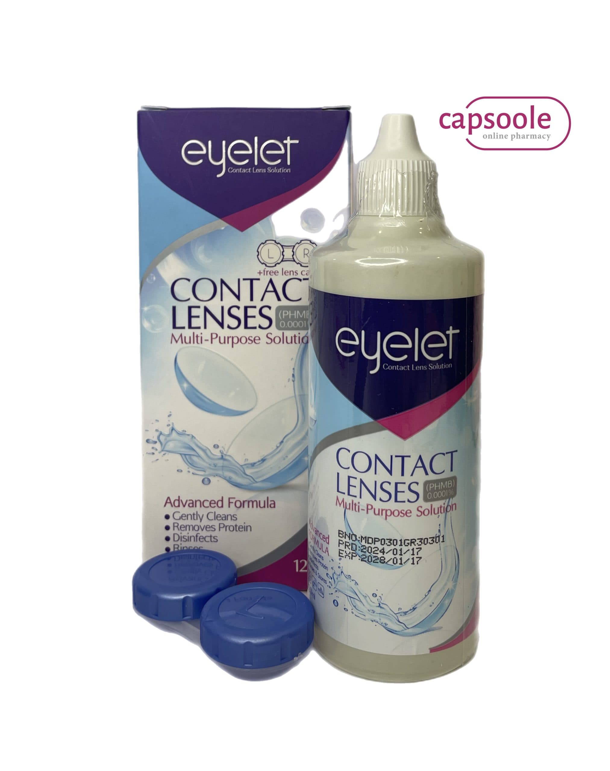 محلول شستشوی لنز آی لت مدل contact lenses حجم 120 میلی لیتر