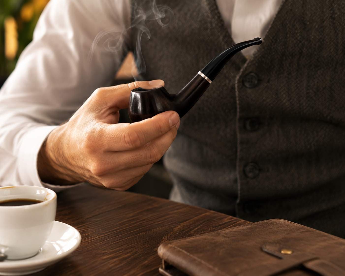 پیپ کلاسیک چوبی Mr Flask کد ۰۱۱ — تصویر ۴