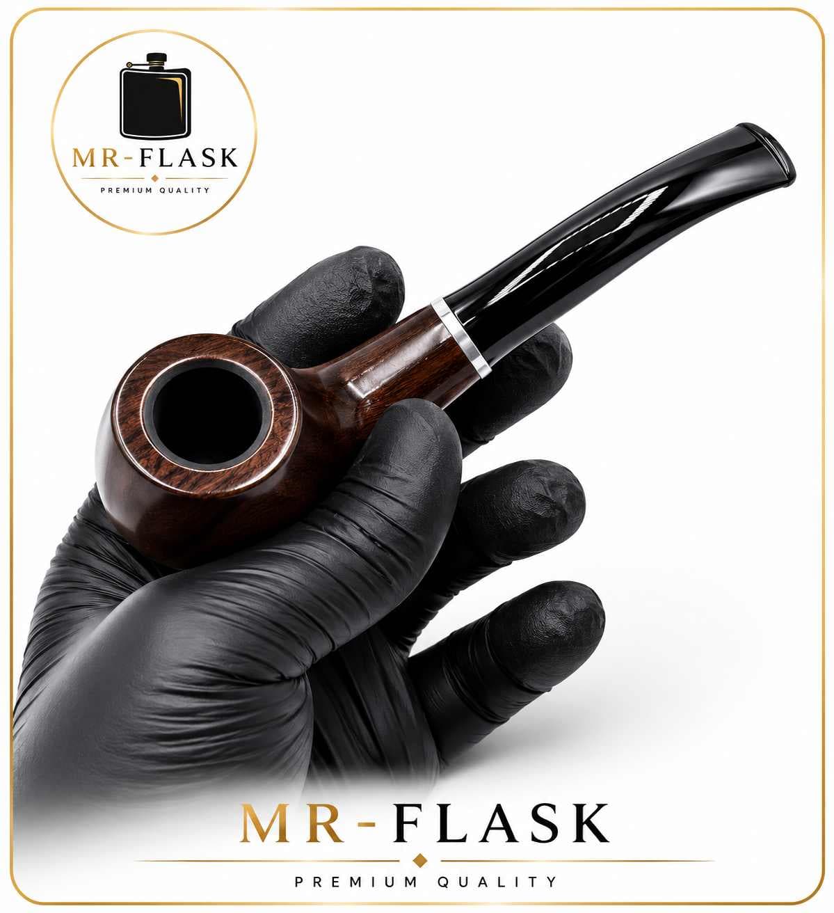 پیپ کلاسیک چوبی Mr Flask کد ۰۱۱