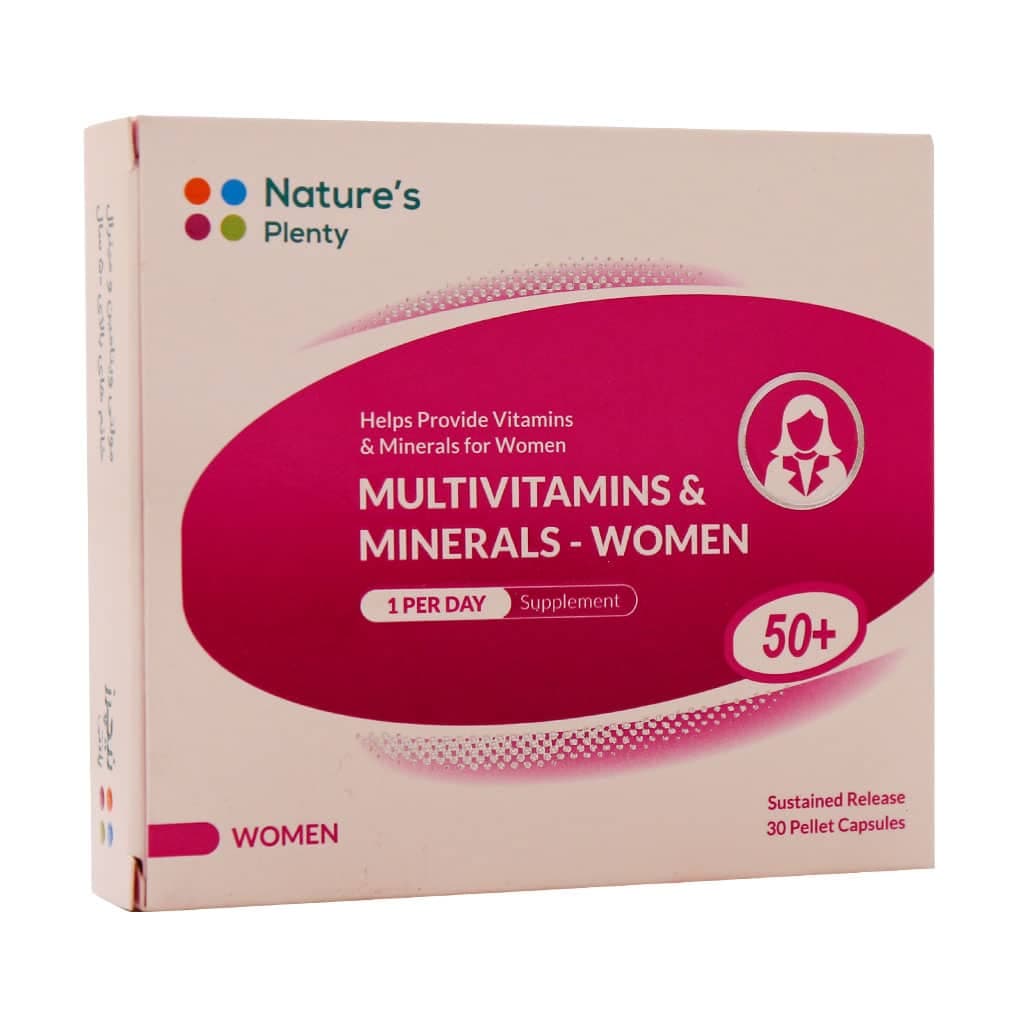 کپسول مولتی ویتامین و مینرال بانوان نیچرز پلنتی 30عددی +50