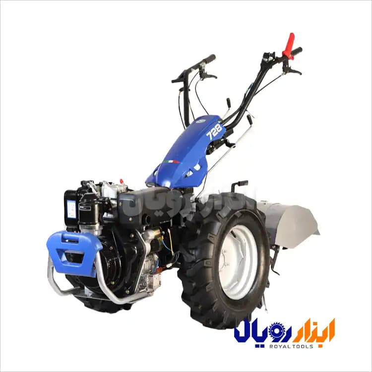 تراکتور دوچرخ BCS 728 ایتالیا موتور دیزلی