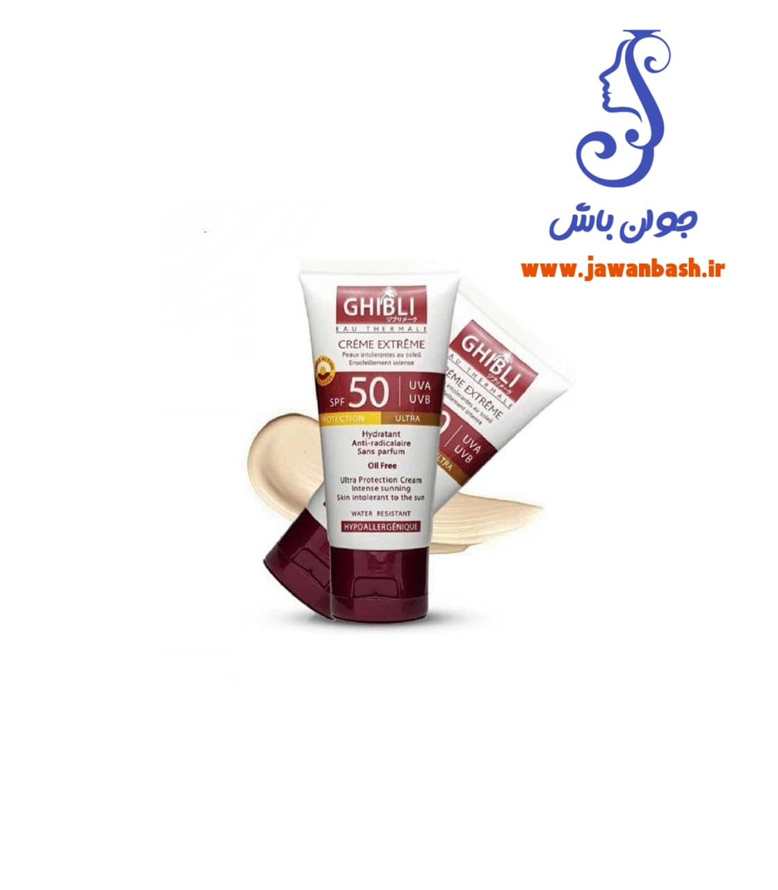 کرم ضد آفتاب جیبلی Ghibli رنگ پوست SPF50