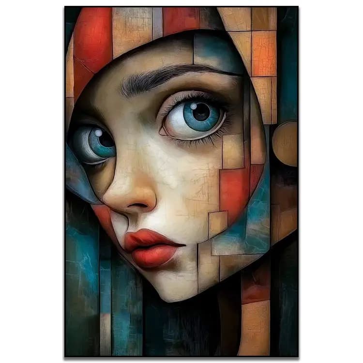 کیت نقاشی الماسی بزرگسال دخترک
