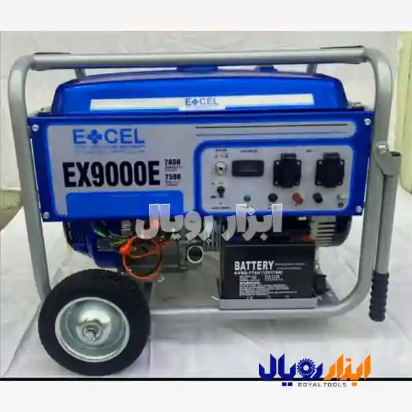 موتور برق بنزینی اکسل مدل EX9000E — تصویر ۲