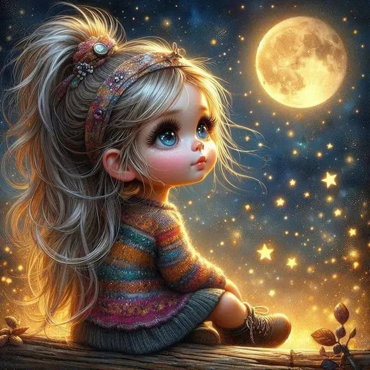 کیت نقاشی الماسی بزرگسال شب جادویی
