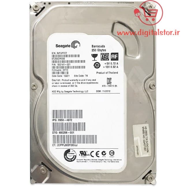 هارد اینترنال 3.5 سیگیت باراکودا 250GB (ST3250820SCE)